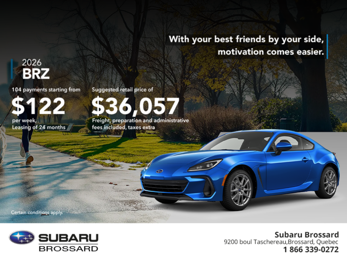 Get the 2026 BRZ today!