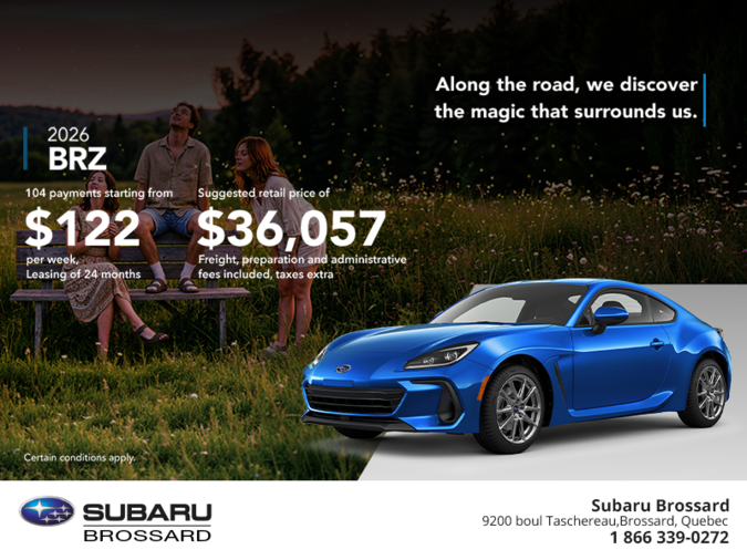 Get the 2026 BRZ today!