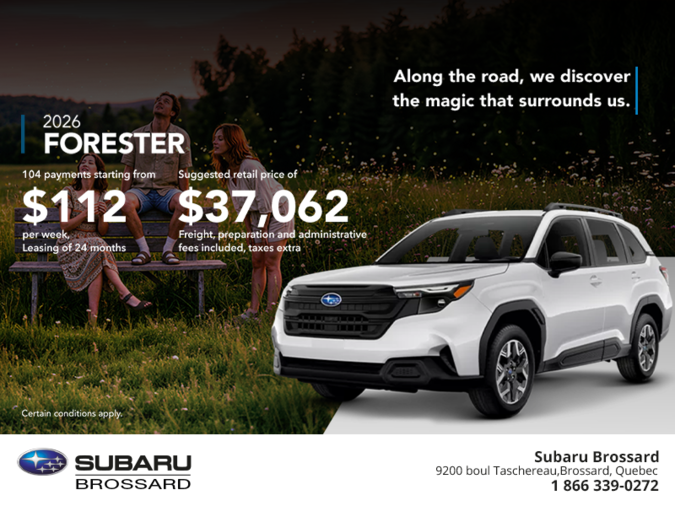 Get the 2026 Forester!