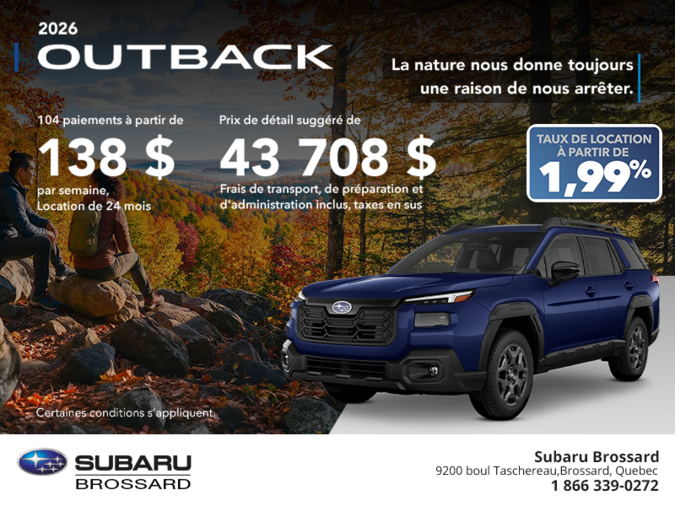 Subaru Outback 2026