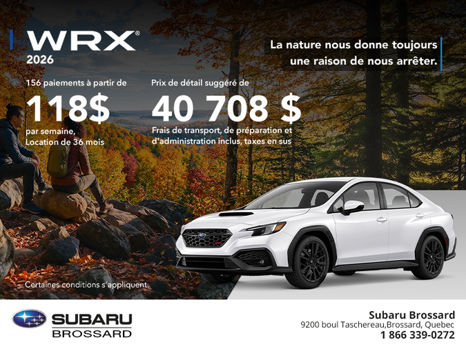 Subaru WRX 2026