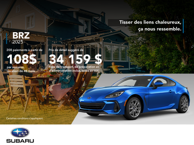Procurez-vous la BRZ 2025!
