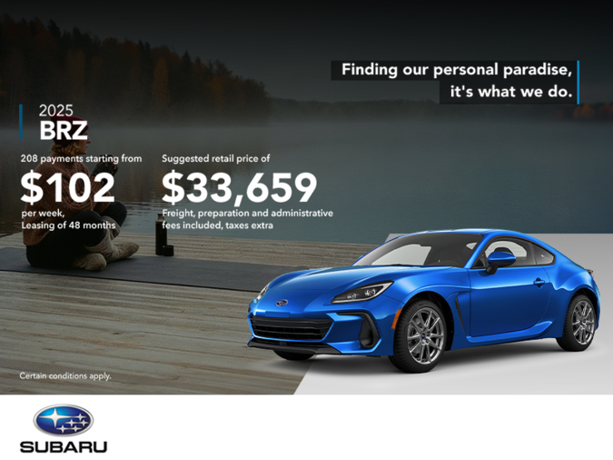 Get the 2025 BRZ today!