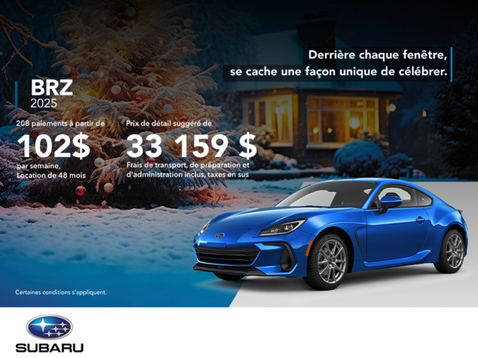 Procurez-vous la BRZ 2025!
