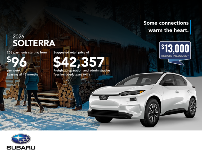 Get the 2026 Solterra today!