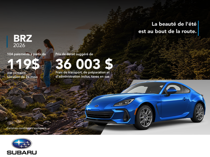 Procurez-vous la BRZ 2026!