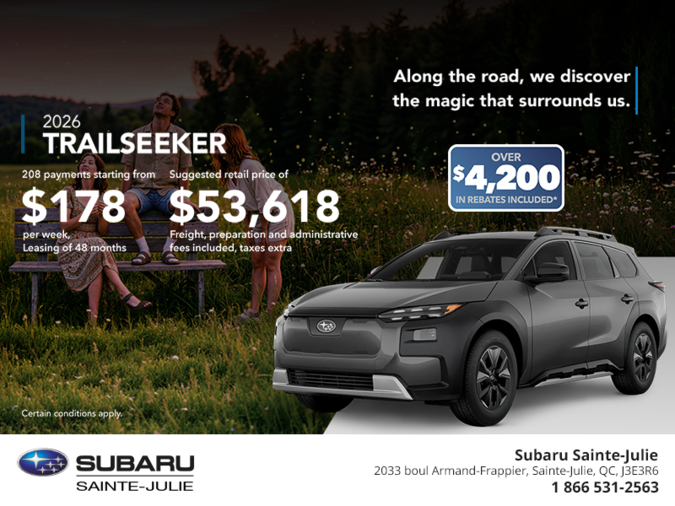 Get the 2026 Trailseeker today!
