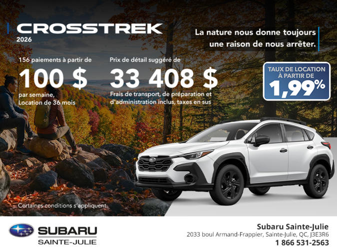 Subaru Crosstrek 2026
