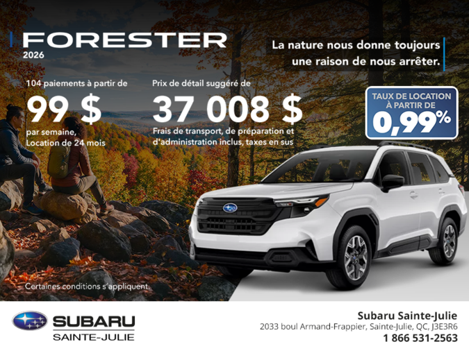 Subaru Forester 2026