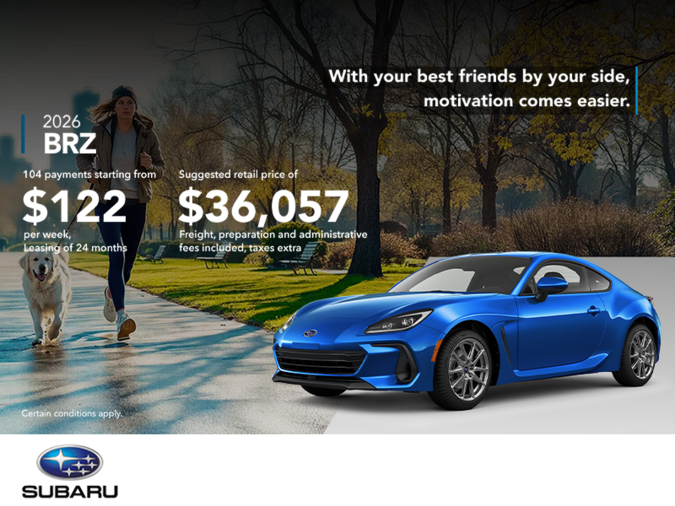 Get the 2026 BRZ today!