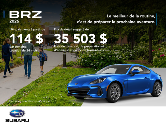 Subaru BRZ 2026