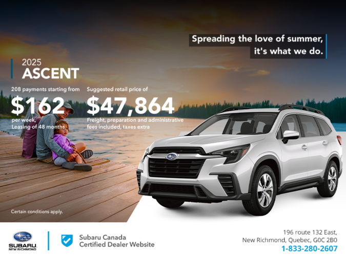 Get the 2025 Ascent today!