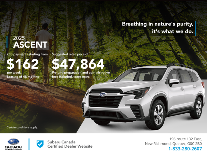 Get the 2025 Ascent today!