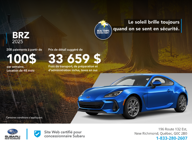 Procurez-vous la BRZ 2025!