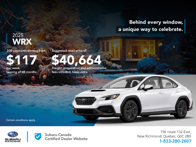 Get the 2025 WRX today!