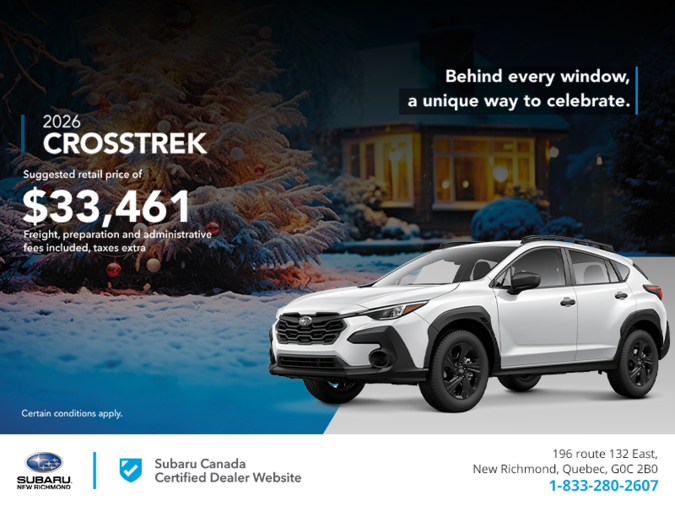 Get the 2026 Crosstrek today!