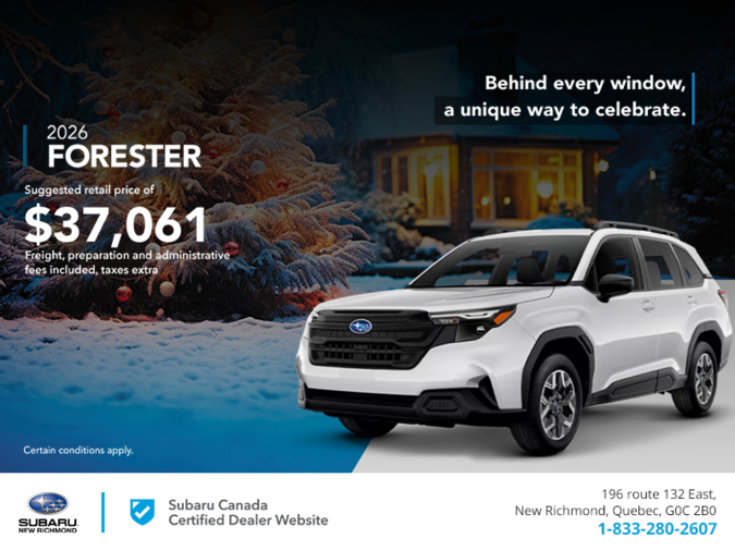 Get the 2026 Forester!