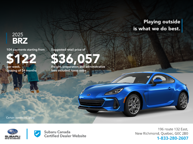 Get the 2026 BRZ today!