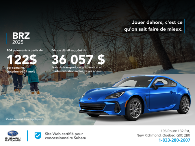 Procurez-vous la BRZ 2026!