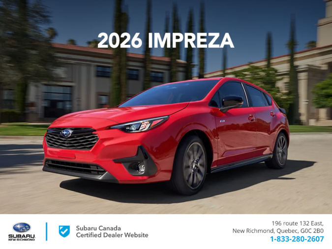 Get the 2026 Impreza!