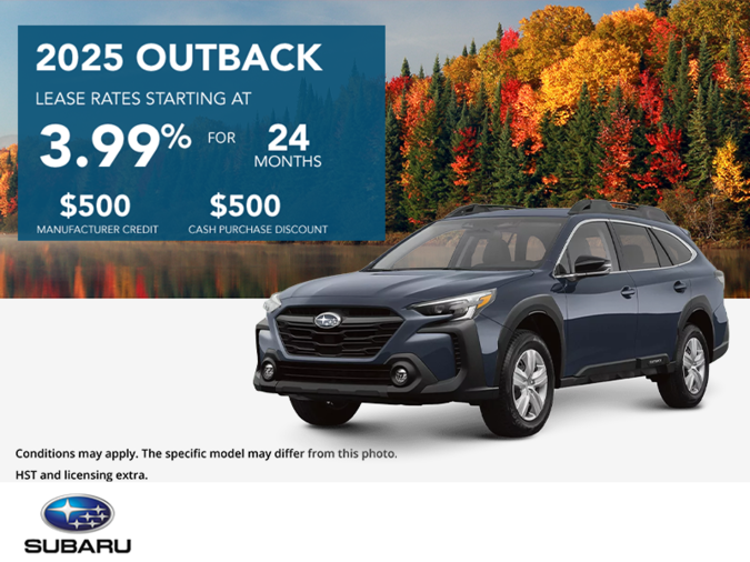 Get the 2025 Subaru Outback Today!