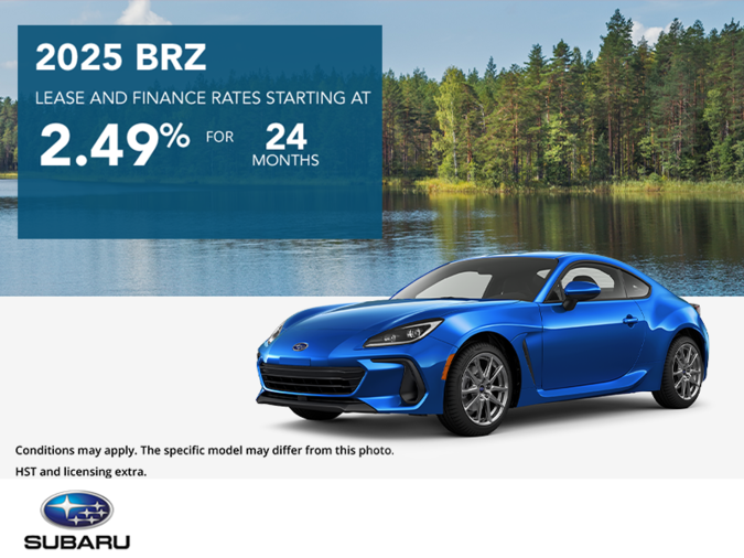 Get the 2025 Subaru BRZ Today!