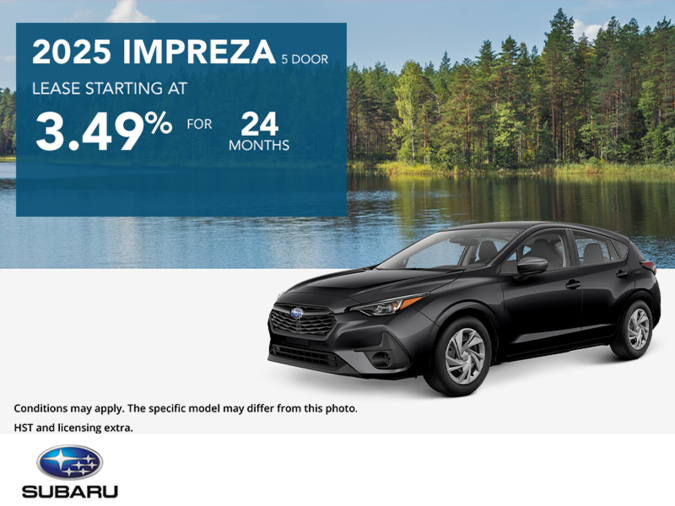 Get the 2025 Subaru Impreza Today!