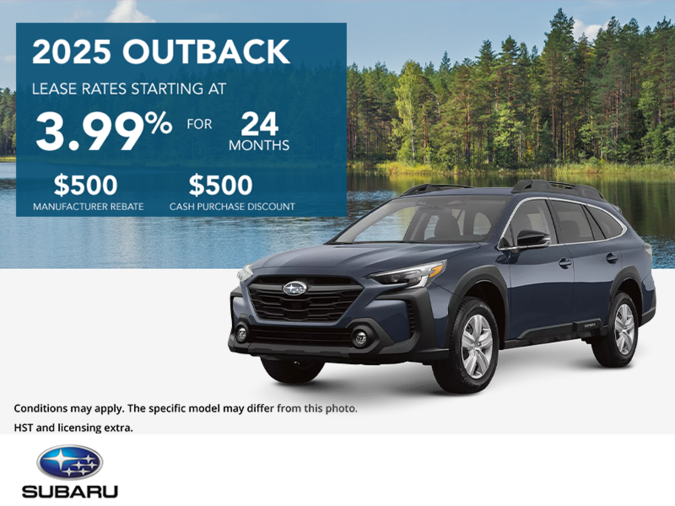 Get the 2025 Subaru Outback Today!