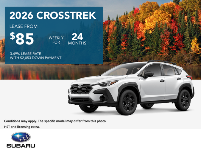 Get the 2026 Subaru Crosstrek Today!