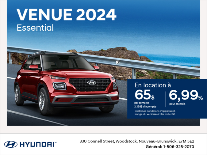 Procurez-vous le Hyundai Venue 2024