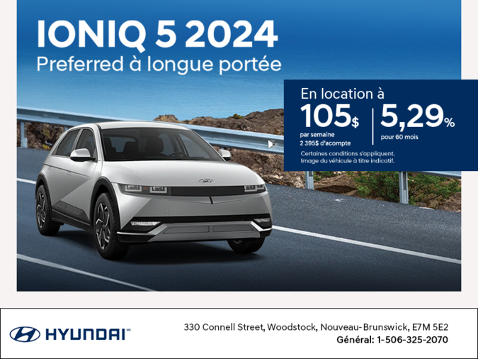 Procurez-vous le Hyundai Ioniq 5 2024