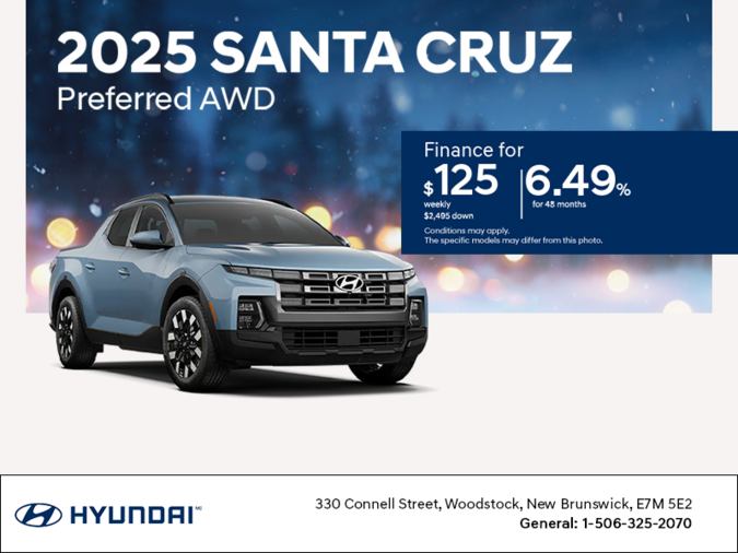 Get the 2025 Hyundai Santa Cruz