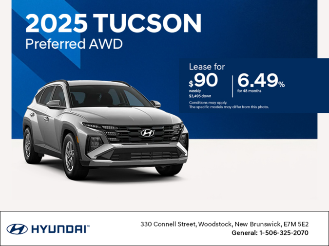 Get the 2025 Hyundai Tucson