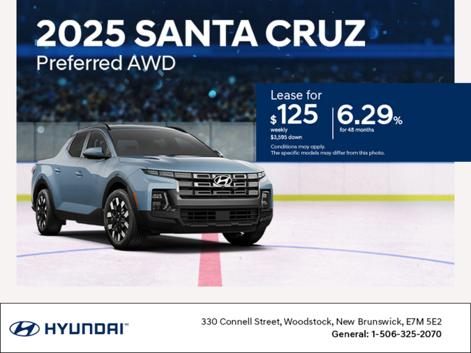 Get the 2025 Hyundai Santa Cruz