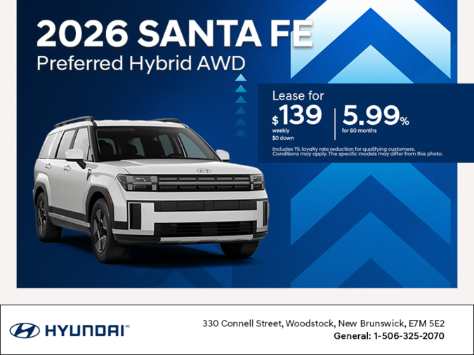 Get the 2026 Hyundai Santa Fe Hybrid