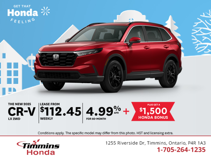 Get the 2025 Honda CR-V!