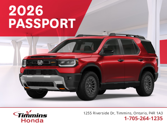 Get the 2026 Honda Passport!
