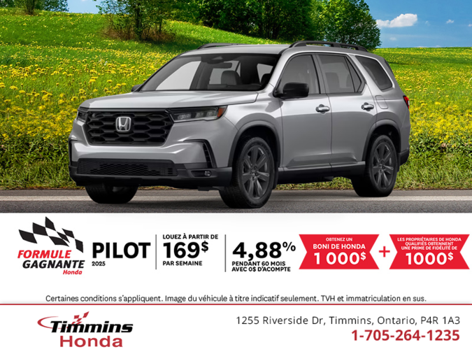Procurez-vous le Honda Pilot 2025