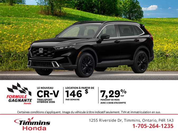 Obtenez le Honda CR-V 2026 !
