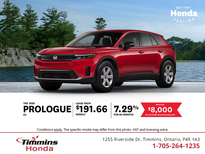 Get the 2025 Honda Prologue!