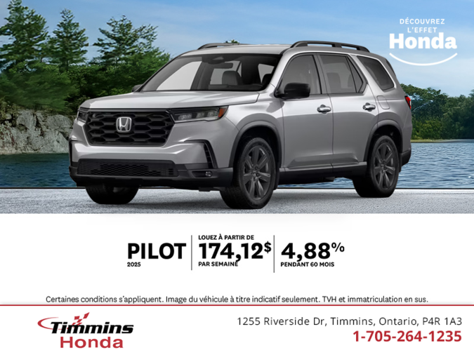 Procurez-vous le Honda Pilot 2025