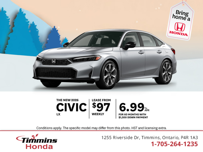 Get the 2026 Honda Civic!