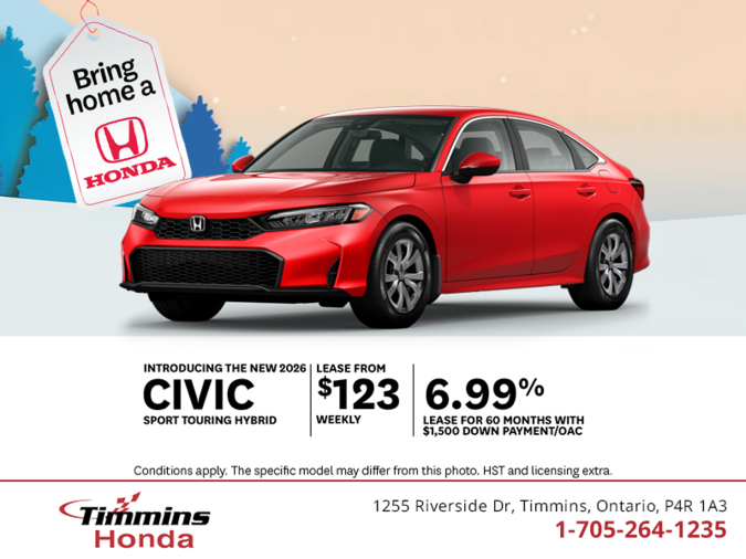 Get the 2026 Honda Civic Hybrid!