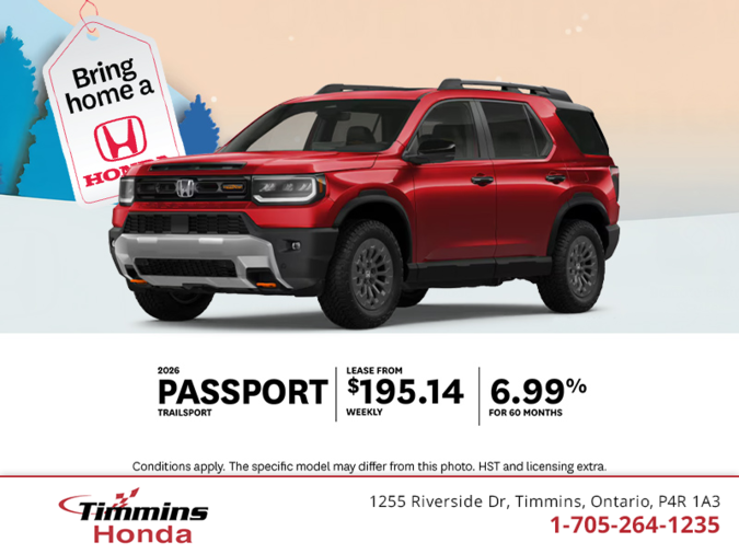 Get the 2026 Honda Passport!