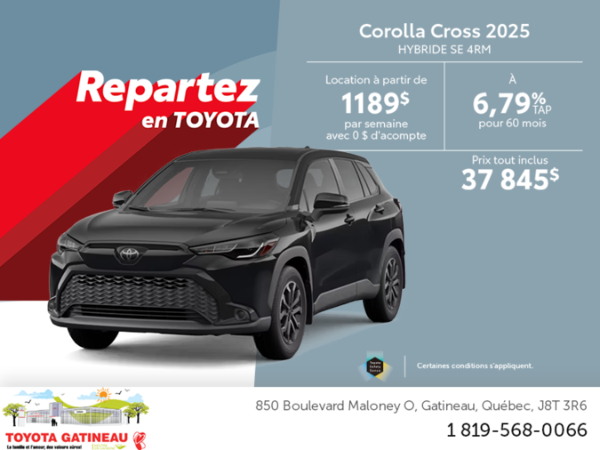 Toyota Corolla Cross Hybrid 2025