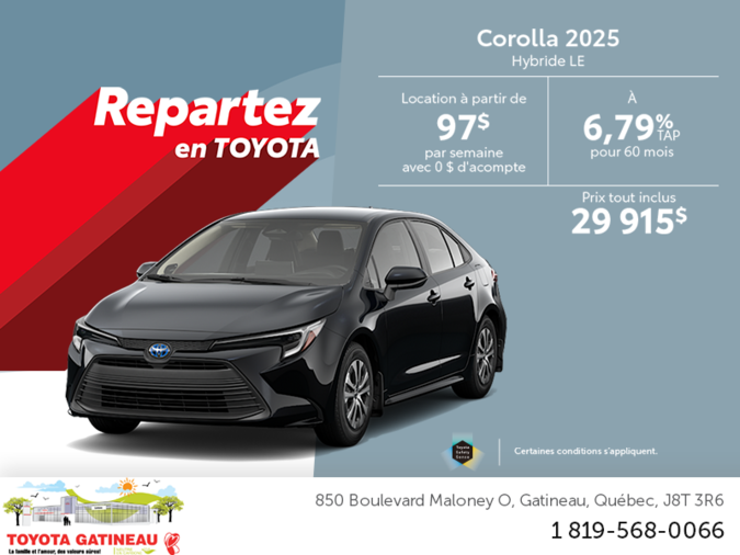 Toyota Corolla Hybrid 2025