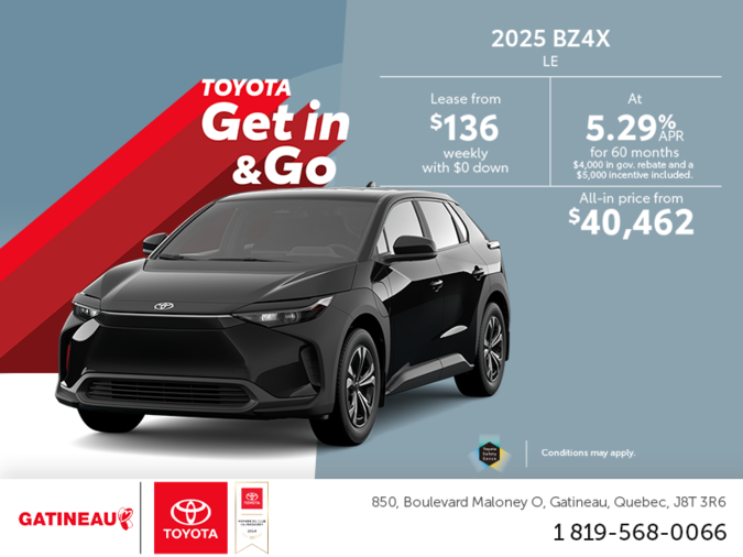 2025 Toyota BZ4X