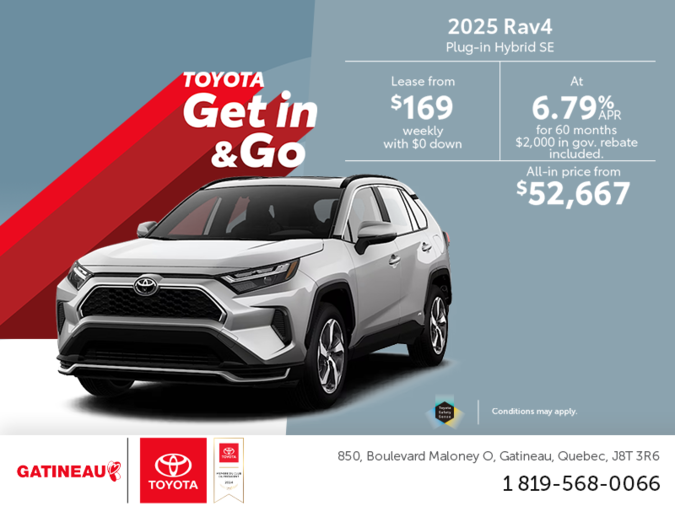 2025 Toyota RAV4 Plug-In Hybrid