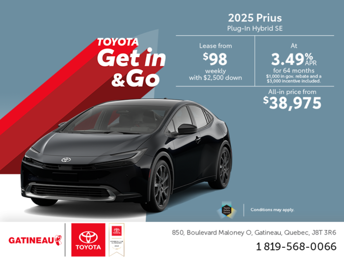 2025 Toyota Prius Plug-In Hybrid