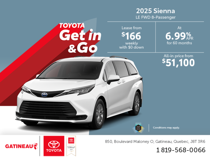 2025 Toyota Sienna Hybrid